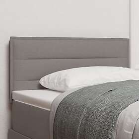 vidaXL Sänggavel Linjer Design Taupe 80 cm Tyg