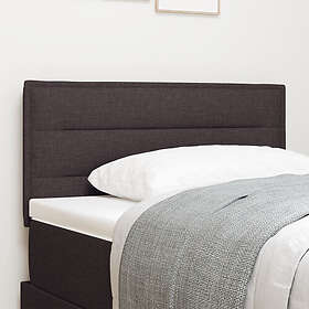 vidaXL Sänggavlar Linjer Design Mörkbrun 90 cm Tyg