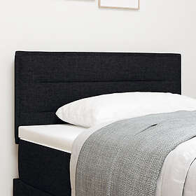 vidaXL Sänggavel Linjer Design Svart 80 cm Tyg