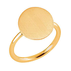 Lykka Casuals guldpläterat silver ring 14 mm LYS25087-160