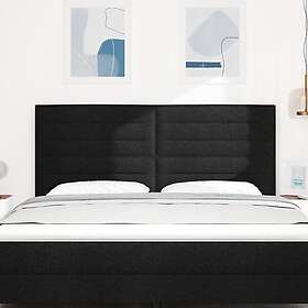 vidaXL Sänggavel Linje Design Svart 180 cm Tyg