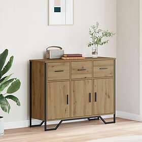 vidaXL Sidobord Artisan Oak 97x32.5x74.5cm Konstruerat trä