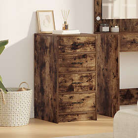 vidaXL Sideboard Rökt Ek 40x41x75 cm Ingenjörsträ