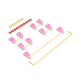 Durock Stabilizers V3 Screw Ins Rosa