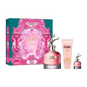 Jean Paul Gaultier Scandal Parfymset (80ml edp, 6ml mini, 75ml parfymerad kroppslotion)