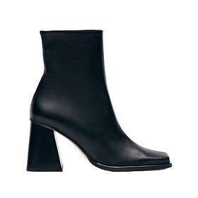 Alohas South Black Leather Ankle Boots (dam)