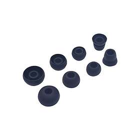 INF Öronkuddar för Powerbeats 1/2/3 och 5,5-6,5 mm hörlurar 4 par Svart