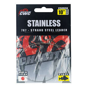 CWC 7x7 Finesse Wire Leader 10'' 25lbs 2pcs