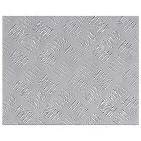 vidaXL Aluminiumribbade plåtar 4 st Halkfria 50x40 cm