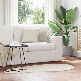 vidaXL Matta 'HUARTE' Kort lugg Mjuk och Tvättbar Grädde 80x150 cm