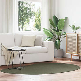 vidaXL Områdesmatta Skoggrön 140 x 200 cm Polyester Antiskid