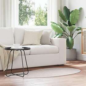 vidaXL Områdesmatta Sand 80x150 cm Polyester Halkfri