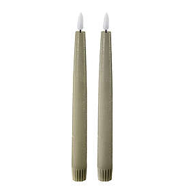 L.E.D. Edelweiss kronljus 2,2x22 cm 2-pack