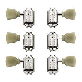 Gibson MH-010 Deluxe Green Key Tuner Set Vintage Nickel