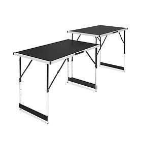 VONROC Multifunktionellt bord 100 x 60 cm 2-delar set