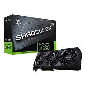 MSI GeForce RTX 5080 16G SHADOW 3X OC 16GB
