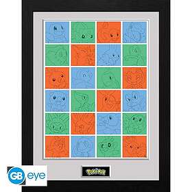 Abysse Framed Print "First Partner Grid" 30,5 x 40,6 cm
