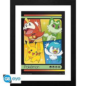 Abysse Scarlet & Violet Starters Framed Print 30,5 x 40,6 cm