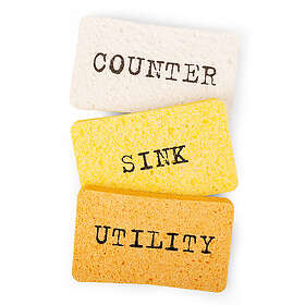 Kikkerland Counter Intelligence Pop-Up Sponges (wet)