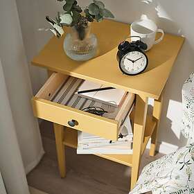 IKEA HEMNES sängbord, gulbets, 46x35 cm, cm 46x35 cm