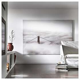 IKEA BJÖRKSTA bild, bro och moln, 200x140 cm, cm 200x140 cm