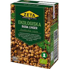 Zeta Röda Linser Ekologiska 380g