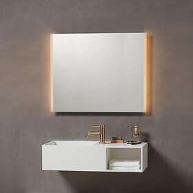 Loevschall Lago speil med lys 800 x 750mm