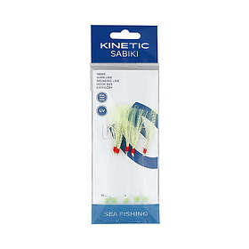 Kinetic Sabiki Nordic Mackerel #1/0 Häckla (Chartreuse/Crystal Flash)