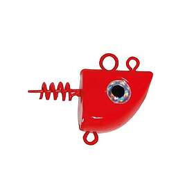 Wiggler Trac Head Jiggskalle Röd Fluo (2-pack) (30gr)