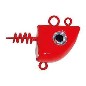 Wiggler Trac Head Jiggskalle Röd Fluo (2-pack) (40gr)