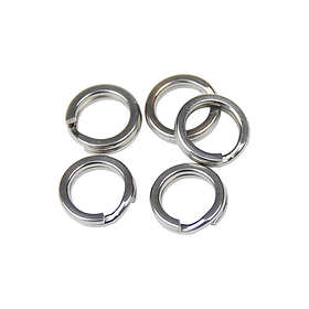 Wiggler Rostfria Flatslagna Fjäderringar Bulk (100-pack) (12mm (100-pack))