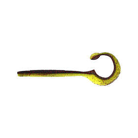 Westin Fishing Ned Worm Curl 12cm 3g (Black/Chartreuse)