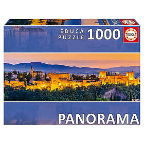 Educa Pussel: Alhambra, Granada Panorama 1000 Bitar