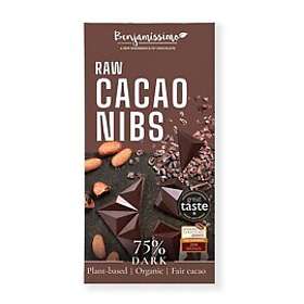 Benjamissimo Choklad Mörk 75% Kakaonibs 60g