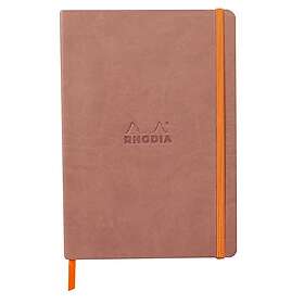 Notatbok Soft A5 Rosewood Linjerad Rhodiarama