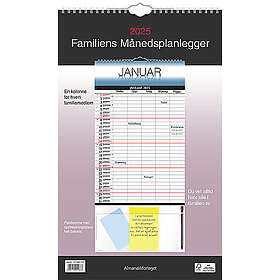 7.sans Familiens Månedsplanlegger