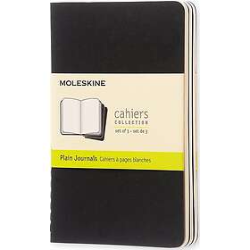 Notatbok Moleskine 3-pk myk ulinjert