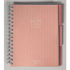 Notatbok ARK A5 3 index 150 blad rosa