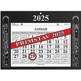 Magnetkalender Grieg 2025 Primstav sort