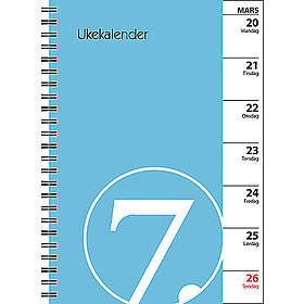7.sans Ukekalender spiralisert refill