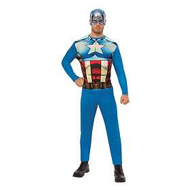 Captain America Maskeraddräkt X-Large