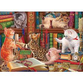 Eurographics Pussel Kittens in the Library 1000 Bitar