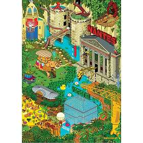 Grafika Nantes Green 2 1000 Bitar