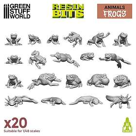Green Stuff World : Frogs and Toads Set 3D Printed