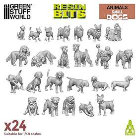 Green Stuff World : Small Dogs 3D Printed