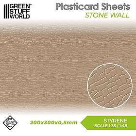 Green Stuff World Plasticard Stone Wall