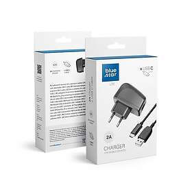 Blue Star Travel Charger USB-C Uniwersal 2A Kabel Lite