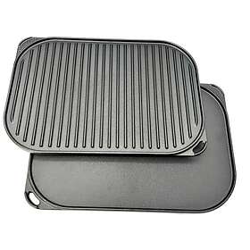 Carl Victor Vändbar grill- och stekplatta 40x28 cm