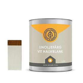 Selder & Co Linoljefärg Kalk (0,9l, Halvblank)