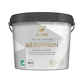 Alcro ad.harmoni Helmatt Takfärg Vit 3L
